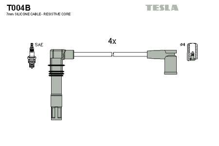 Tesla T004B Zündkabel kit T004B: Kaufen Sie zu einem guten Preis in Polen bei 2407.PL!