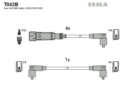 Tesla T042B Zündkabel kit T042B: Bestellen Sie in Polen zu einem guten Preis bei 2407.PL!