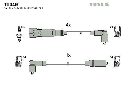 Tesla T044B Zündkabel kit T044B: Kaufen Sie zu einem guten Preis in Polen bei 2407.PL!