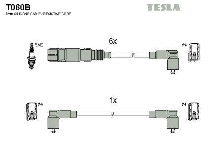 Tesla T060B Ignition cable kit T060B: Buy near me in Poland at 2407.PL - Good price!