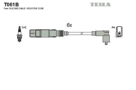 Tesla T061B Дроти високовольтні, комплект T061B: Приваблива ціна - Купити у Польщі на 2407.PL!