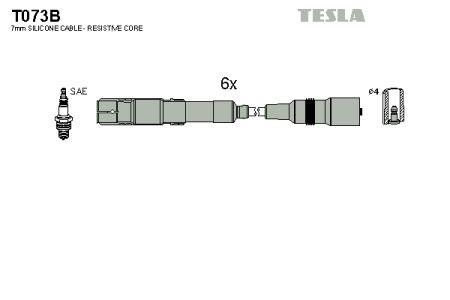 Tesla T073B Дроти високовольтні, комплект T073B: Приваблива ціна - Купити у Польщі на 2407.PL!