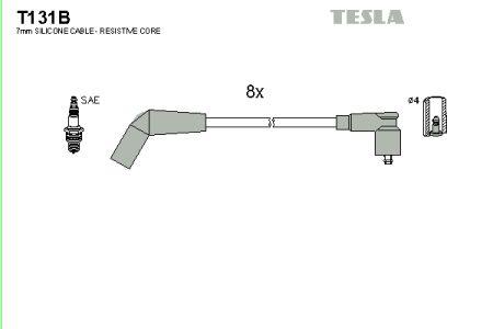 Tesla T131B Ignition cable kit T131B: Buy near me in Poland at 2407.PL - Good price!