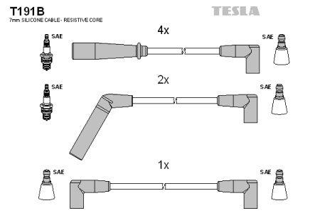 Tesla T191B Ignition cable kit T191B: Buy near me at 2407.PL in Poland at an Affordable price!