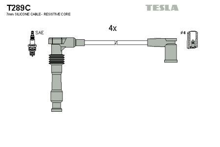 Tesla T289C Zündkabel kit T289C: Kaufen Sie zu einem guten Preis in Polen bei 2407.PL!