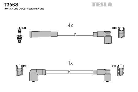 Tesla T356S Ignition cable kit T356S: Buy near me in Poland at 2407.PL - Good price!