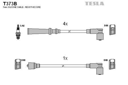 Tesla T373B Przewody wysokiego napięcia, komplet T373B: Dobra cena w Polsce na 2407.PL - Kup Teraz!