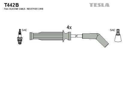 Tesla T442B Ignition cable kit T442B: Buy near me in Poland at 2407.PL - Good price!