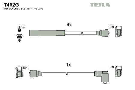 Tesla T462G Ignition cable kit T462G: Buy near me in Poland at 2407.PL - Good price!
