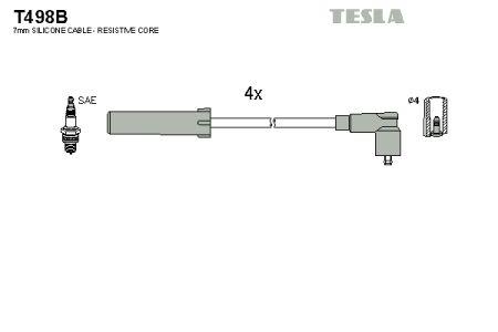 Tesla T498B Przewody wysokiego napięcia, komplet T498B: Dobra cena w Polsce na 2407.PL - Kup Teraz!