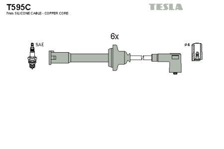 Tesla T595C Дроти високовольтні, комплект T595C: Приваблива ціна - Купити у Польщі на 2407.PL!