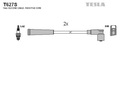 Tesla T627S Przewody wysokiego napięcia, komplet T627S: Dobra cena w Polsce na 2407.PL - Kup Teraz!