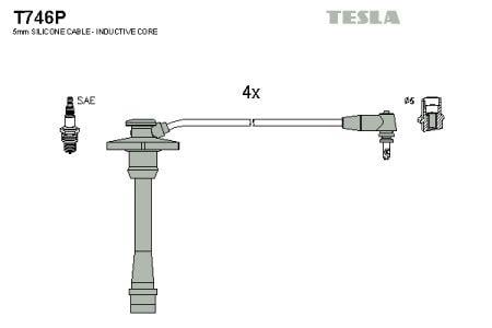 Tesla T746P Ignition cable kit T746P: Buy near me in Poland at 2407.PL - Good price!