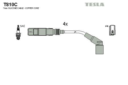 Tesla T810C Przewody wysokiego napięcia, komplet T810C: Dobra cena w Polsce na 2407.PL - Kup Teraz!