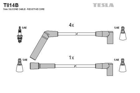 Tesla T814B Zündkabel kit T814B: Kaufen Sie zu einem guten Preis in Polen bei 2407.PL!