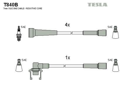Tesla T840B Ignition cable kit T840B: Buy near me in Poland at 2407.PL - Good price!