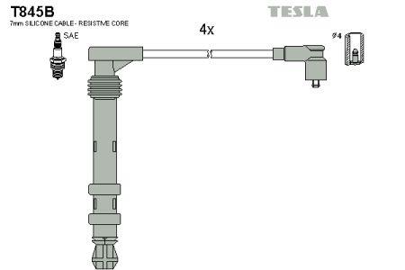 Tesla T845B Провода высоковольтные, комплект T845B: Отличная цена - Купить в Польше на 2407.PL!