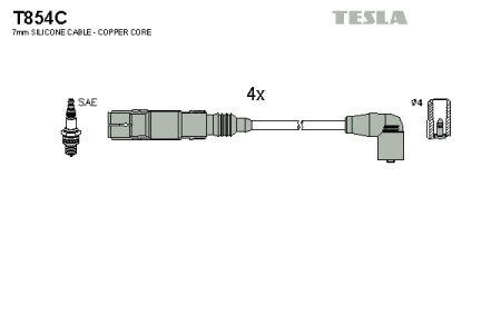 Zündkabel kit Tesla T854C