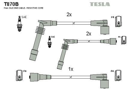 Tesla T870B Przewody wysokiego napięcia, komplet T870B: Dobra cena w Polsce na 2407.PL - Kup Teraz!