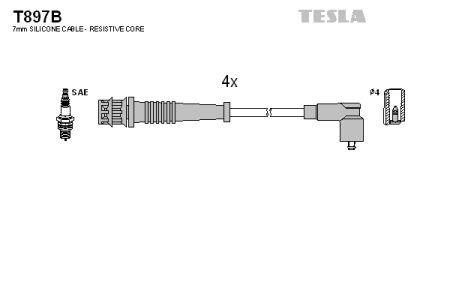 Tesla T897B Zündkabel kit T897B: Kaufen Sie zu einem guten Preis in Polen bei 2407.PL!