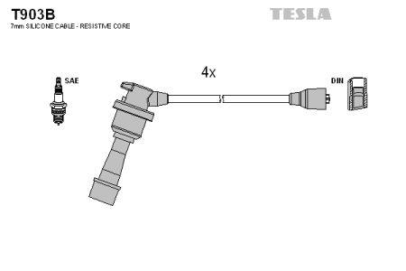 Tesla T903B Ignition cable kit T903B: Buy near me in Poland at 2407.PL - Good price!
