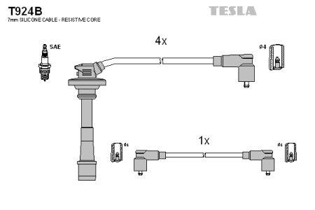 Tesla T924B Zündkabel kit T924B: Kaufen Sie zu einem guten Preis in Polen bei 2407.PL!