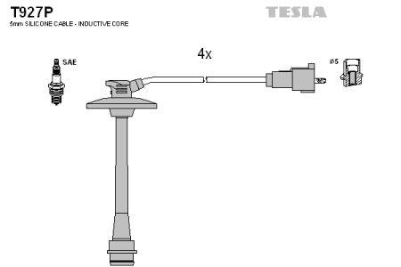 Tesla T927P Провода высоковольтные, комплект T927P: Купить в Польше - Отличная цена на 2407.PL!