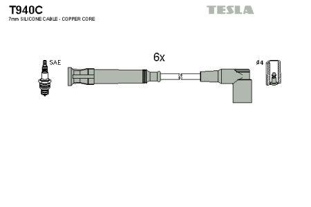 Tesla T940C Дроти високовольтні, комплект T940C: Приваблива ціна - Купити у Польщі на 2407.PL!