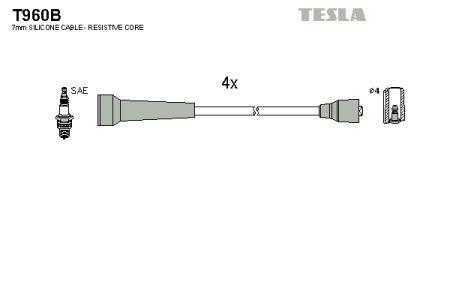 Tesla T960B Przewody wysokiego napięcia, komplet T960B: Atrakcyjna cena w Polsce na 2407.PL - Zamów teraz!
