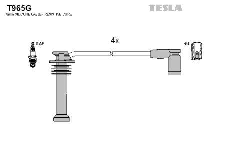 Tesla T965G Ignition cable kit T965G: Buy near me in Poland at 2407.PL - Good price!