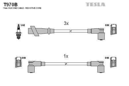 Tesla T970B Zündkabel kit T970B: Kaufen Sie zu einem guten Preis in Polen bei 2407.PL!
