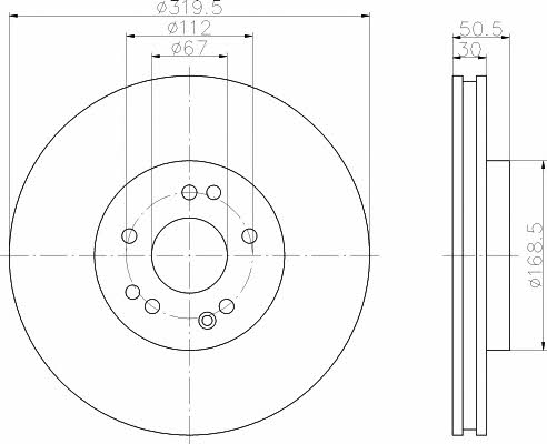 Textar 92064000 Ventilated disc brake, 1 pcs. 92064000: Buy near me in Poland at 2407.PL - Good price!