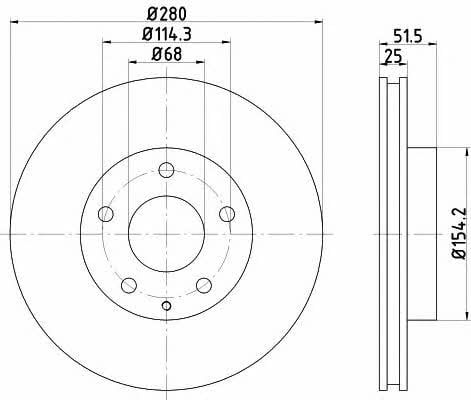 Textar 92267503 Innenbelüftete Bremsscheibe 92267503: Kaufen Sie zu einem guten Preis in Polen bei 2407.PL!