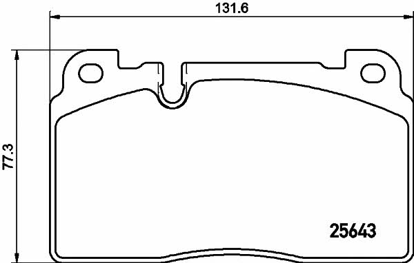 

klocki hamulcowe, zestaw 2564305 Textar