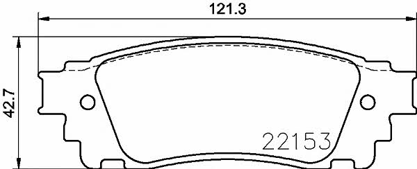 Textar 2215301 Brake Pad Set, disc brake 2215301: Buy near me in Poland at 2407.PL - Good price!