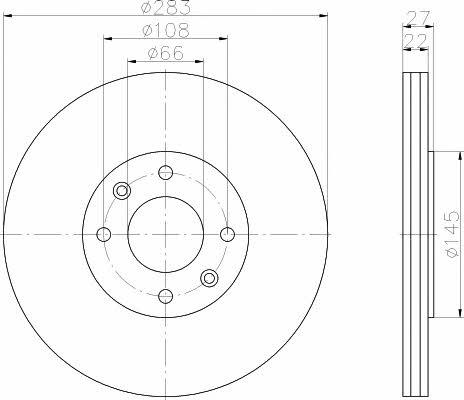 Textar 92059600 Front brake disc ventilated 92059600: Buy near me in Poland at 2407.PL - Good price!