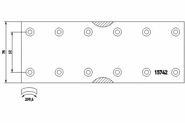 Textar 1503002 Friction lining for brake pads 1503002: Buy near me in Poland at 2407.PL - Good price!