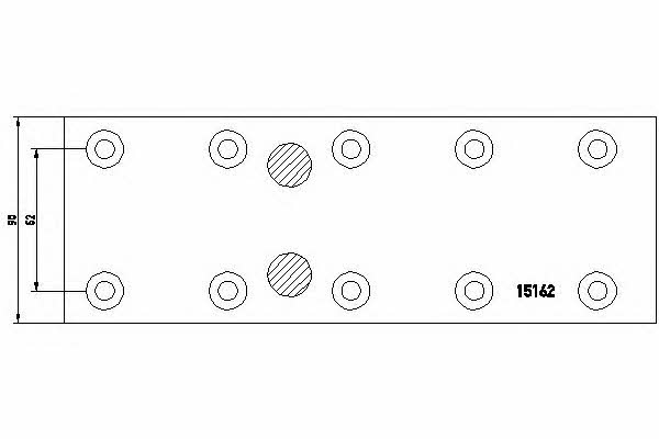 Textar 1516201 Friction lining for brake pads 1516201: Buy near me in Poland at 2407.PL - Good price!