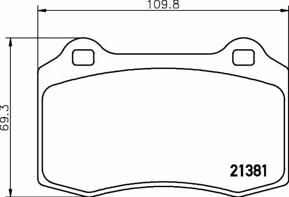 Textar 2138104 Тормозные колодки дисковые, комплект 2138104: Отличная цена - Купить в Польше на 2407.PL!