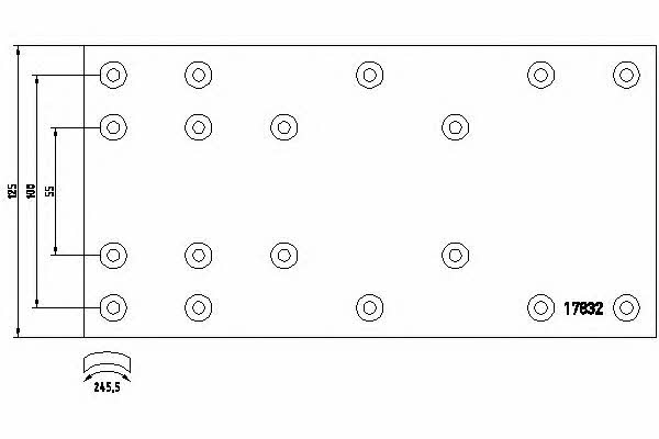 Textar 1783102 Friction lining for brake pads 1783102: Buy near me in Poland at 2407.PL - Good price!