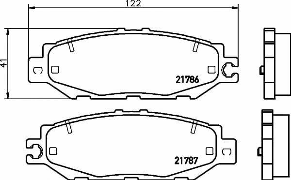 Textar 2178601 Scheibenbremsbeläge, Set 2178601: Bestellen Sie in Polen zu einem guten Preis bei 2407.PL!