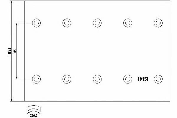 Textar 1915007 Friction lining for brake pads 1915007: Buy near me in Poland at 2407.PL - Good price!