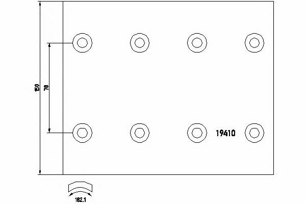 Textar 1941001 Накладки фрикционные тормозных колодок 1941001: Отличная цена - Купить в Польше на 2407.PL!