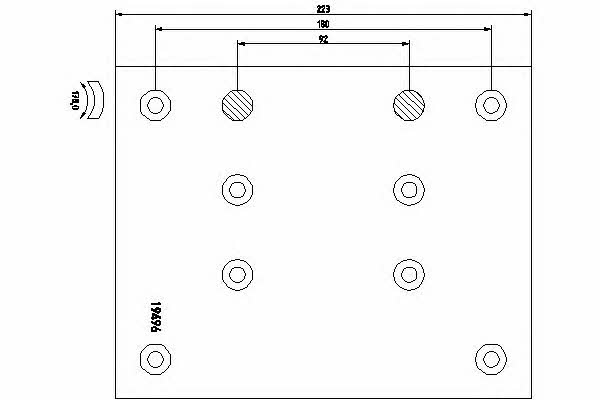 Textar 1949607 Friction lining for brake pads 1949607: Buy near me in Poland at 2407.PL - Good price!