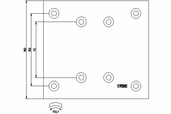 Textar 1957901 Friction lining for brake pads 1957901: Buy near me in Poland at 2407.PL - Good price!