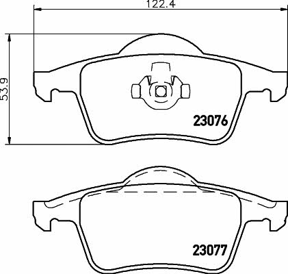 Textar 2307602 Brake Pad Set, disc brake 2307602: Buy near me in Poland at 2407.PL - Good price!