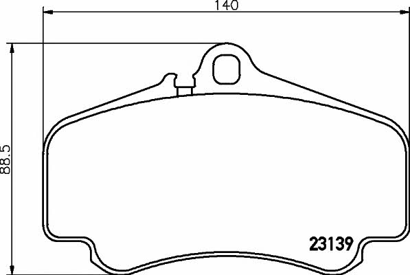 Textar 2313901 Brake Pad Set, disc brake 2313901: Buy near me in Poland at 2407.PL - Good price!