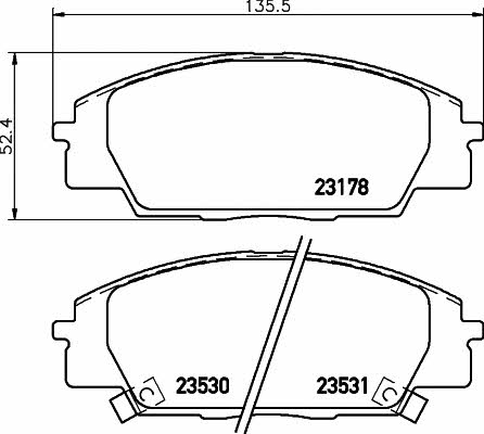 Textar 2317801 Brake Pad Set, disc brake 2317801: Buy near me in Poland at 2407.PL - Good price!