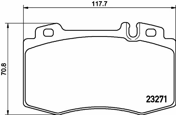 Textar 2327181 Scheibenbremsbeläge, Set 2327181: Kaufen Sie zu einem guten Preis in Polen bei 2407.PL!