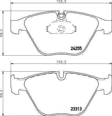 Textar 2331381 Scheibenbremsbeläge, Set 2331381: Kaufen Sie zu einem guten Preis in Polen bei 2407.PL!